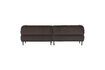 Miniature Lloyd 4 seater sofa in dark grey velvet 4