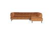 Miniature Lloyd cinnamon velvet right corner sofa 2