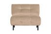 Miniature Lloyd cream velvet armchair 5