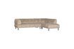 Miniature Lloyd cream velvet corner sofa 3