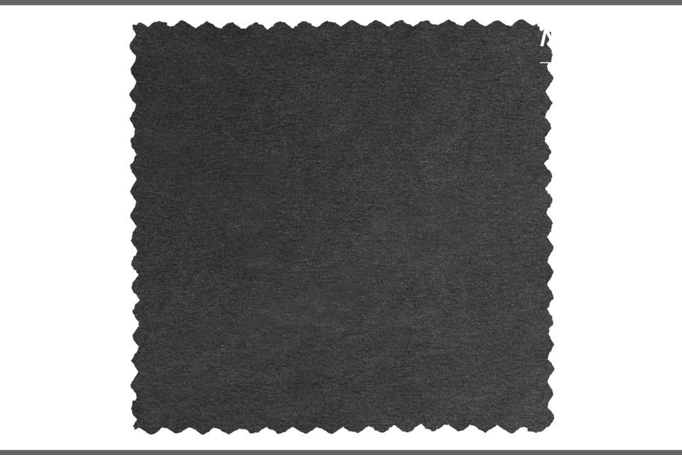 Lloyd dark grey velvet armchair, comfortable and elegant