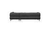 Miniature Lloyd dark grey velvet corner sofa 3