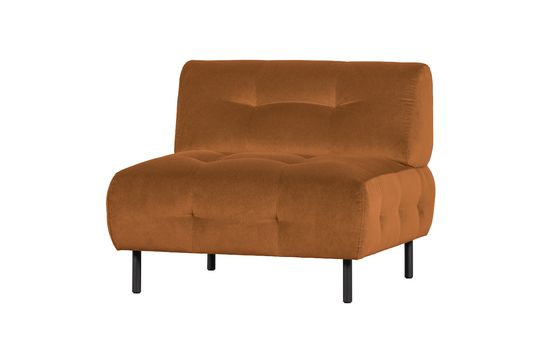 Lloyd kaneel fluwelen fauteuil