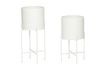 Miniature Lot de 2 cache-pots en fer blanc Airy 1