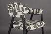 Miniature Lot de 2 fauteuils de table en acier noir Miyo 4