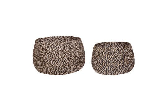 Voir la fiche produit lot de 2 paniers en corde noir Eyrie Lot de 2 paniers en corde noir Eyrie