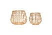 Miniature Lot de 2 paniers en rotin clair Energy 4