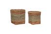 Miniature Lot de 2 paniers en rotin menthe Reveal 3