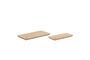 Miniature Lot de 2 planches à découper en bois de chêne clair Airy Détouré