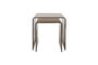 Miniature Lot de 2 tables d'appoint en verre marron Vetro Détouré