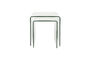 Miniature Lot de 2 tables d'appoint en verre transparent Vetro Détouré