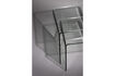 Miniature Lot de 2 tables d'appoint en verre transparent Vetro 8