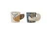 Miniature Lot de 2 tasses en grès bleu Hezha 4