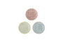 Miniature Lot de 3 assiettes D20 cm en grès multicolore Carla Détouré