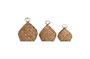 Miniature Lot de 3 paniers en pin beige Conical Détouré