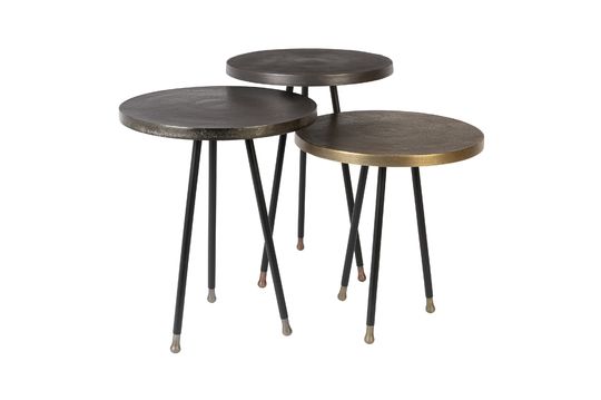 Lot de 3 tables d'appoint Alim Détouré