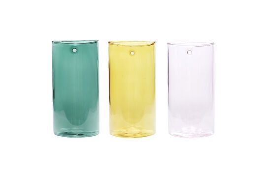 Lot de 3 vases en verre multicolore Popsicle Détouré
