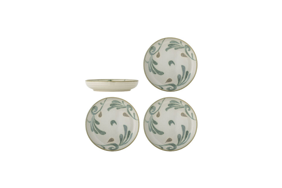 Lot de 4 assiettes Ø20,5 cm en grès multicolore Bethany Marques