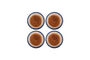 Miniature Lot de 4 assiettes Ø27 cm en grès multicolore Tatum Détouré