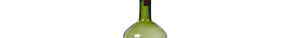 Mise en avant matière Lot de 4 bouteilles en verre multicolore Bubbles