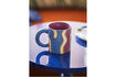 Miniature Lot de 4 mugs en grès multicolore Salacia 3