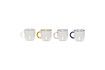 Miniature Lot de 4 mugs en verre multicolore Kiosk 6