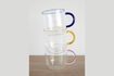 Miniature Lot de 4 mugs en verre multicolore Kiosk 1