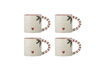 Miniature Lot de 4 tasses D7,5xH7,5 cm en grès Nature Jovida 1