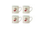 Miniature Lot de 4 tasses de Noël en grès vert Kenai Détouré