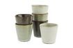 Miniature Lot de 4 tasses en céramique multicolore Higge 1