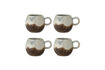 Miniature Lot de 4 tasses en grès marron Paula 1