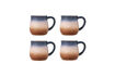Miniature Lot de 4 tasses en grès multicolore Tatum 1