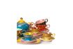 Miniature Lot de 4 tasses multicolores en porcelaine Grandma 3