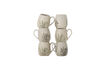 Miniature Lot de 6 mugs en grès naturel Bea 1