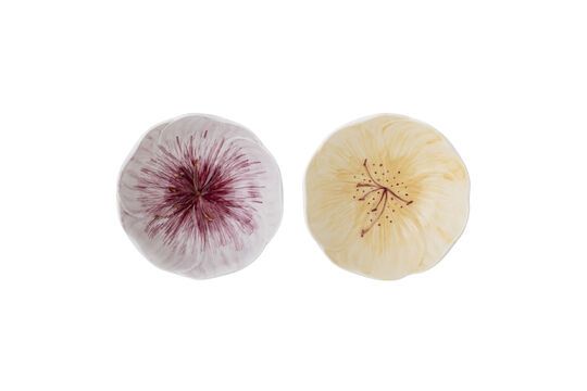 Ver el perfil del producto lote de 2 cuencos de gres violeta Mimosa Lote de 2 cuencos de gres violeta Mimosa