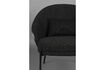 Miniaturansicht Lounge Chair aus schwarzem Bouclé Rodin 7