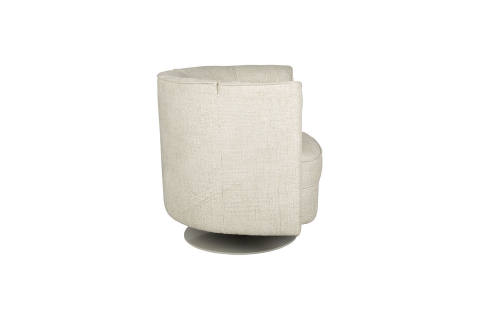 In the Beige Dutchbone Flower Lounge Chair