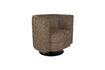Miniature Lounge Chair Flower Brown 1