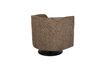 Miniature Lounge Chair Flower Brown 5