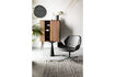 Miniature Lounge chair in black PU leather Nikki 8