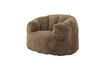 Miniature Lounge chair in brown polyester Kari 8