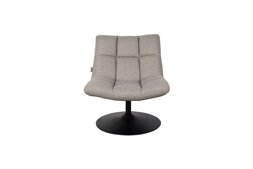 Lounge chair in light grey BAR - 10