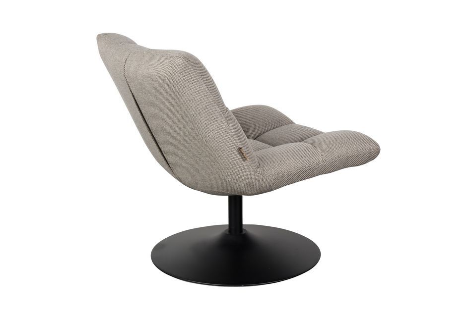 Lounge chair in light grey BAR - 16