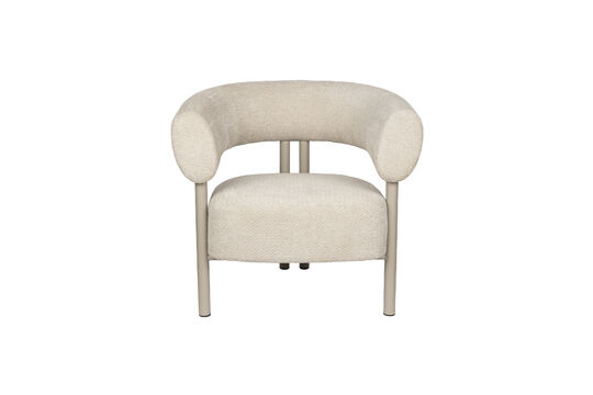 Zie de productbeschrijving lounge fauteuil in beige stof Heels Lounge fauteuil in beige stof Heels