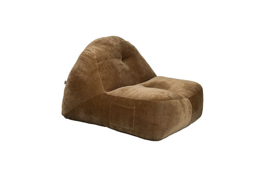 Zie de productbeschrijving lounge fauteuil in bruin fluweel Tombag Lounge fauteuil in bruin fluweel Tombag