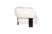 Miniatuur Lounge fauteuil in crèmekleurige stof Neil 8