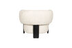 Miniatuur Lounge fauteuil in crèmekleurige stof Neil 10