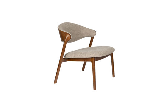 Schauen Sie die Produktbeschreibung an lounge Sessel aus Buchenholz in Walnuss-Optik Babington Lounge Sessel aus Buchenholz in Walnuss-Optik Babington