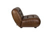 Miniaturansicht Lounge-Sessel aus dunkelbraunem Leder Wyatt 3