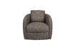 Miniaturansicht Lounge-Sessel aus grauem Stoff Boho 1